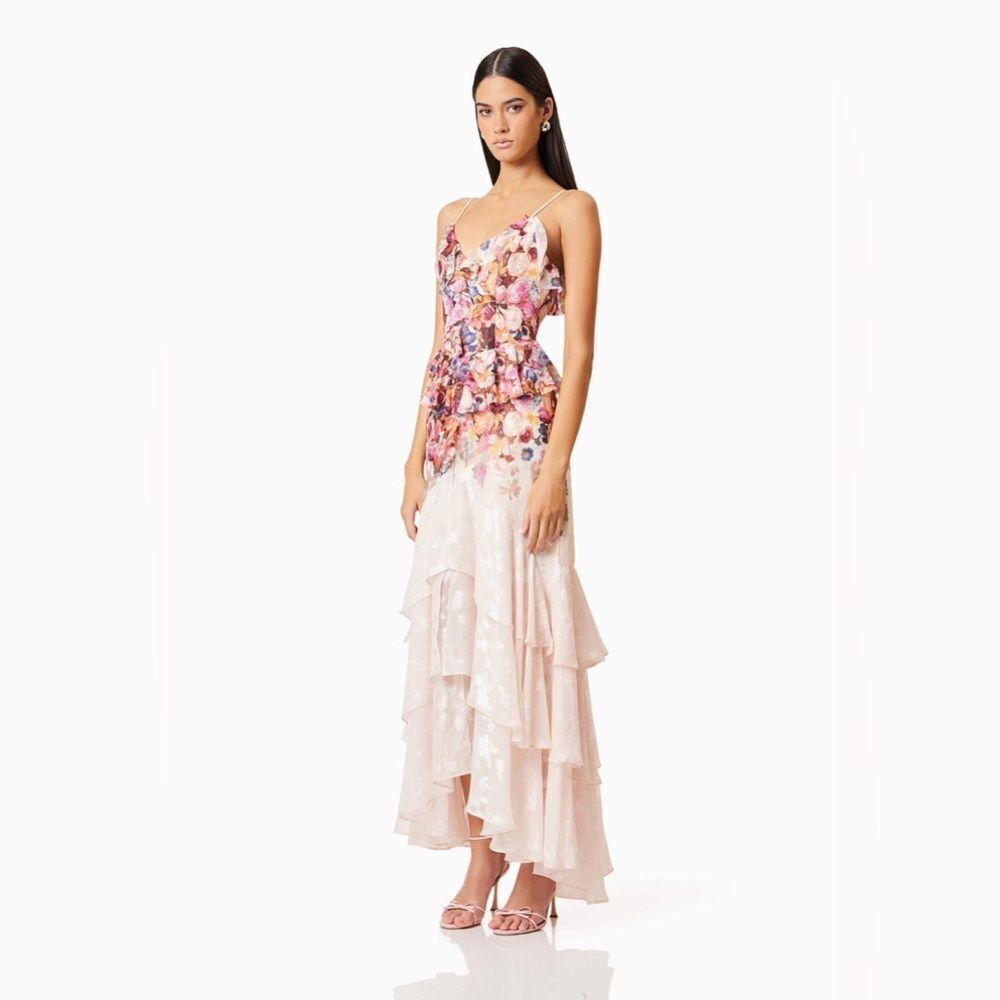 NWT Elliatt Perla Floral Dress Pink Size M - Picture 4 of 13